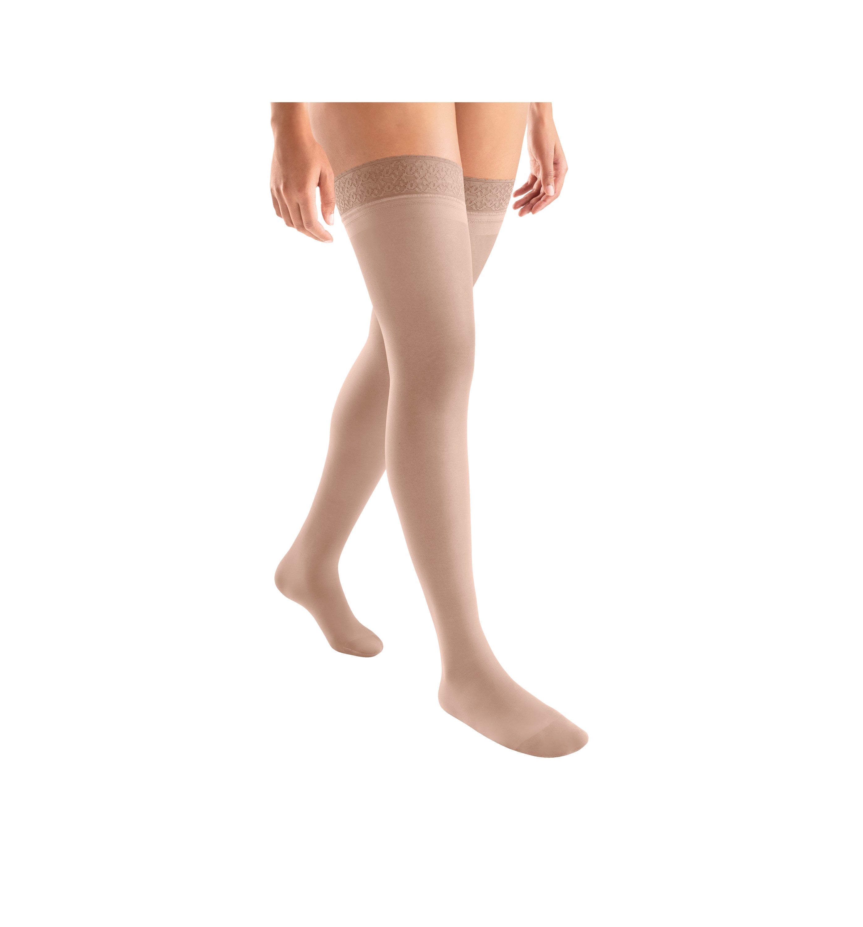 activa sheer therapy women's dress socks Activa Sheer Therapy Women's Pattern Socks 15-20 mmHg Knee High Small / Diamond, Black