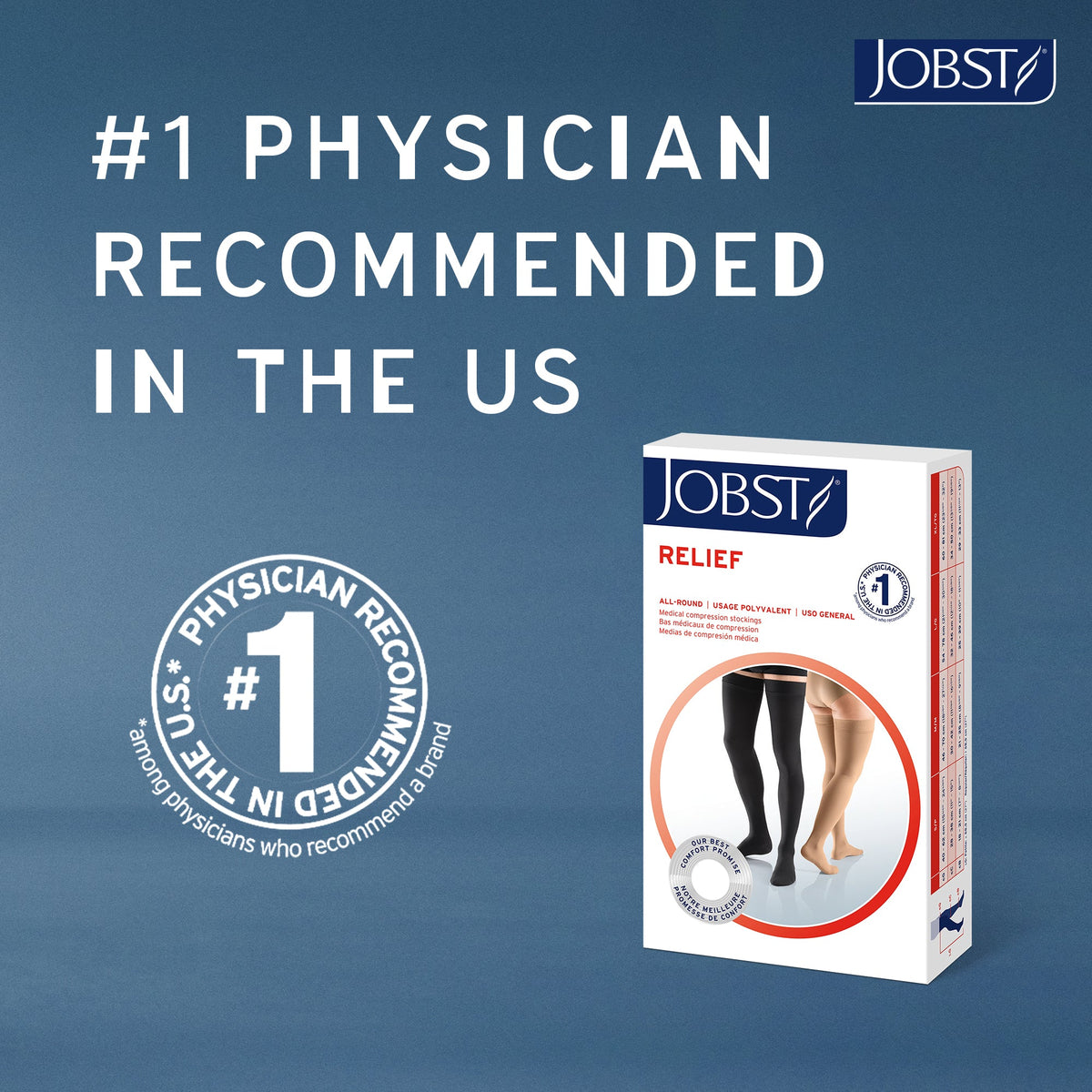 Relief Compression Stockings 2030mmHg Jobst
