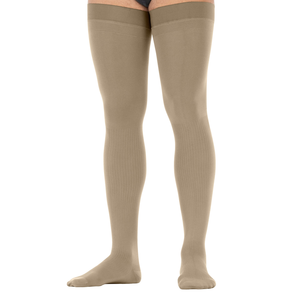 JOBST® forMen Thigh High w/ Micro Dotted Band 20-30 mmHg