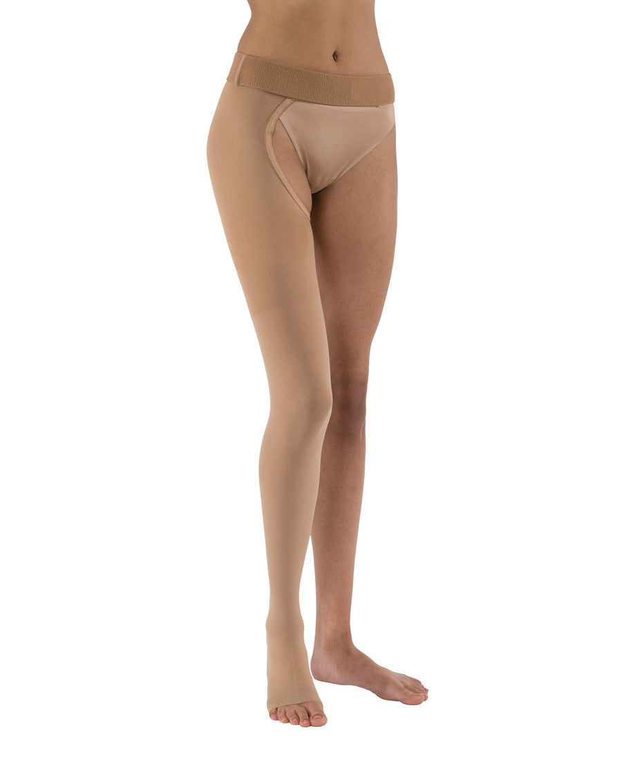 CHAP/Thigh High with Waist Attachment Compression Stockings