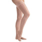 JOBST® UltraSheer Women's 20-30 mmHg Thigh High w/ Lace Silicone Top Band, Honey