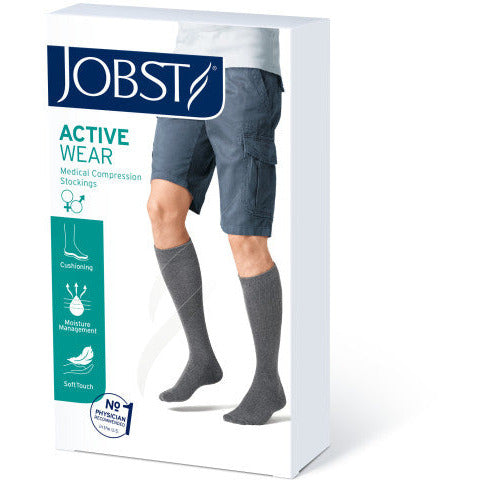 Jobst Active 30-40mmHg Athletic Compression Socks for Men and